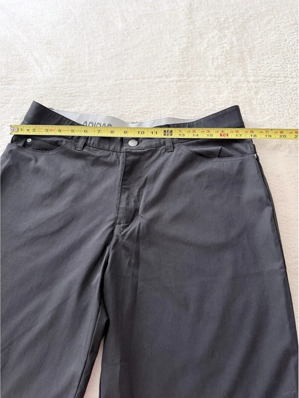 Adidas Golf Shorts Men’s Size 34 Black Stretch Lightweight Performance Casual